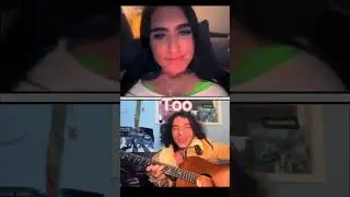 Did she like my new song? (Part 2) #music #guitar #omeglesinging