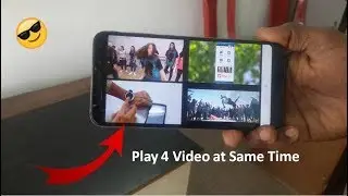 How to Play 4 Video on One Screen in Android in Hindi/Urdu