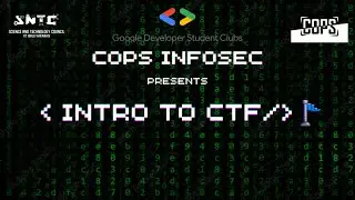 Introduction to CTF and Hacking 2023 | COPS | IIT(BHU)CyberSec | GDSC