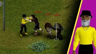 Searching the hood to find anything to use as a spear in Project Zomboid