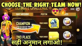 How to Choose Perfect Teams for Ultimate Challenge🔥 | FFIC FINALS | FFIC FINALS EVENT 🔥😍