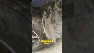 BMW 5 series accident repair karna h #shots #automobile #luxury #repair #car #bmw