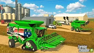 $2,000,000 Harvest Setup produces HUGE YIELD | Farming Simulator 25