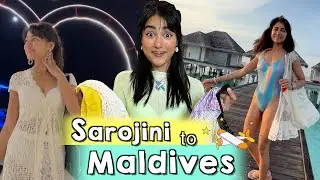 I Wore Cheap Sarojini Nagar Outfits in Maldives 💓🏝️