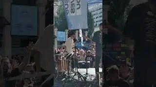 Young Generation in Portland Oregon Worshiping Jesus while Antifa tried to protest it