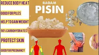 Badam Pisin (Almond Gum) Health Benefits & Side Effects | Reduce Body Heat & Piles | Kannada 2025