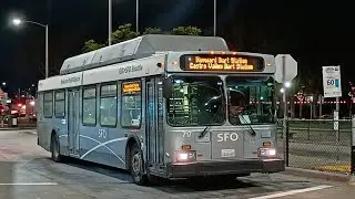 GOSFO Shuttle New Flyer C40LF on route Lot D