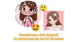 Transformei a foto de perfil na minha inscrita em OC de anime |será que ficou bom?🤔 (💛🧡❤️)