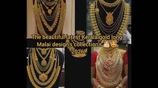The beautiful latest Kerala gold long haram design's collection's 😍😊#subscribe my channel #jewelle
