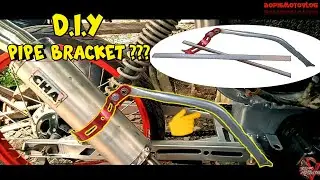 Diy Pipe bracket and installation||BOPISMOTOVLOG