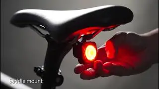Snap On. Brake Alert. Ride Safe & Compact Bike Light Set