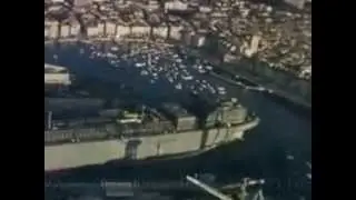 Mise &agrave; flot du cargo 