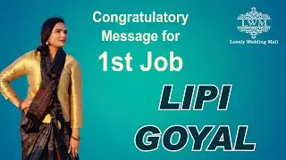 gift for your friend for his first job personalised celebrity video message lipi goyal