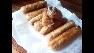 bourek maison avec une pâte facile pour ramadan      بوراك العجين خفيف و بطريقة سهلة لرمضان