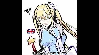 Who did this | Hetalia | Nyo! England, Canada, America ft. France