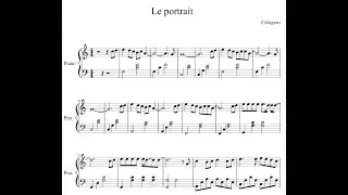 Calogero - Le Portrait - Piano Solo + Partition