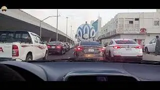 Jeddah Traffic Dashcam | Evening Drive in Saudi Arabia | Ep - 32