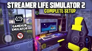 TRYING STREAMER LIFE SIMULATOR 2 on GameFusion (Gamehub) Emulator Mobile | WORKING or NOT? 🤔