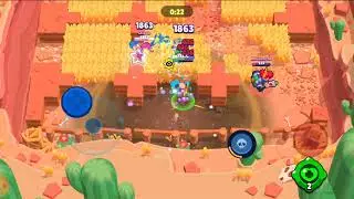 Omg!!! Sandy's gadget is so OP as Big Boss in Big Game!!😱  |  Brawl Stars