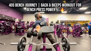 Back & Biceps Day | Building a Stronger Back for My 405 Bench Journey