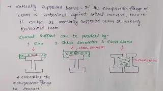 Design Of Beams| Steel Structures