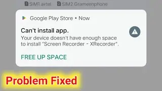How to Fix Can't install app Your Device doesn&rsquo;t have enough space to install Vivo Phone Problem