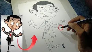 How To Draw Mr Bean For Beginners &ndash;Easy Step By Step #mrbean #drawing #easydrawing #pencil