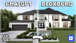 I LET AI DESIGN MY BLOXBURG HOUSE