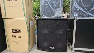 Ahuja SQX850 12 Inch Four Way 800 Watt RMS 2400 Watt Peak Power with 200x4 Full Range Speakers