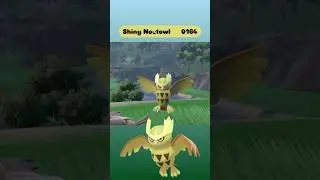 Shiny Noctowl ✨ 0164 caught in the wild with Mass Outbreak in Pokemon Scarlet