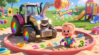 Baby&rsquo;s Tractor Boom Boom 🚜🎶 Fun Farm Song for Kids | Learn Vehicles & Sounds