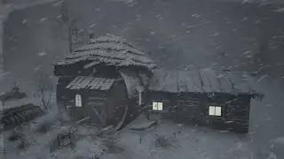 BRUTAL PARIS WIND with EXTREME COLD (-71 DEGREES) & blizzard for sleep. HEAVY WINTER STORM 2025