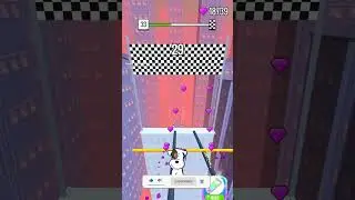 Roof Rails Level 33 #roof #rails #games #gaming #levels #gameplay #levelup #gameshorts