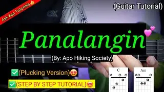 PANALANGIN - Apo Hiking Society-Moonstar 88 (Plucking Version)😍 |  Guitar Tutorial #shopeetagtowin