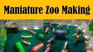 How To Make Mini Zoo Wild Animal Toys