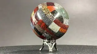 Dinosaur GemBone Sphere (1 of 3 Views)