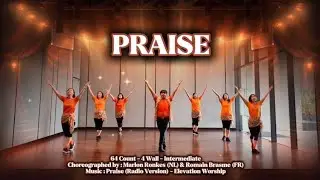 Praise | Intermediate Line Dance - Demo by : Amare 🍭Lollipop🍭