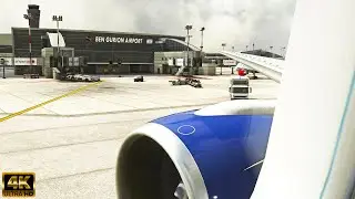 Flight Simulator 2020 | Boeing 777-300ER Landing into NEW Aerosoft Ben Gurion Airport in 4K