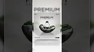 Classic Watch Social Media Post Design in photoshop