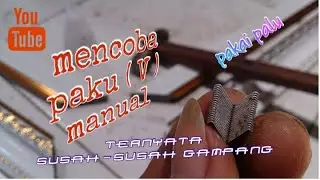 Cara memaku pigura || cara memaku bingkai foto