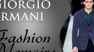 Italian Fashion Designer Giorgio Armani﻿