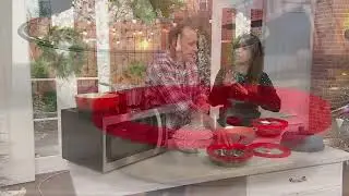 CookCraft Collapsible Silicone Glass Microwave Cover & Lid on QVC