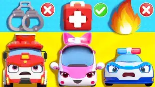 Ambulance Rescue Squad | Monster Truck | Nursery Rhymes & Kids Songs | BabyBus - Cars World