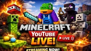 Minecraft Live 🔴 | Survival Mode | Hindi Gameplay 🔥