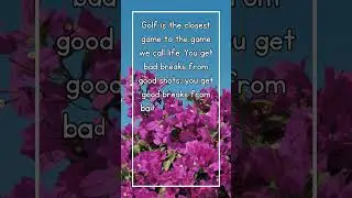 Inspiring Words from Golf Greats - Bobby Jones