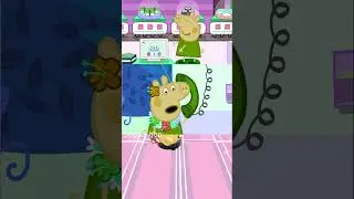 Peppa Pig Turns Scary 💀 | Transformation Dance tiles hop #tileshop #shorts #peppapig #dametucosita