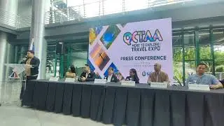 QCTAA More To Explore Travel Expo press conference at Quezon City MICE Center