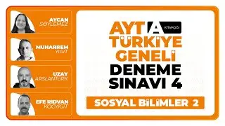 3D Türkiye Geneli Deneme Sınavı 4 - AYT - A Kitapçığı Sosyal Bilimler 2 Soru Çözümleri