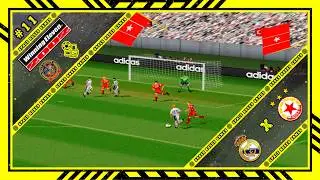 Winning Eleven 2002: Best Europe 60/12 (PS1) Amistosos #11 Real Madrid 02 x CSKA Sofia 89