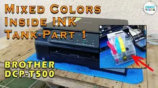 Part 1 ALL COLORS MIXED PROBLEMS | BROTHER DCP-T500w | PinoyTechs (Tagalog)